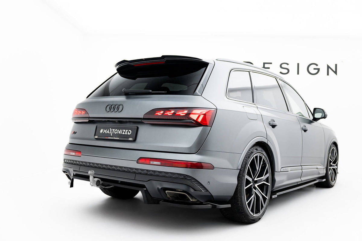 Splitter trasero (con barras verticales) para Audi Q7 S-Line Mk2 Facelift 2