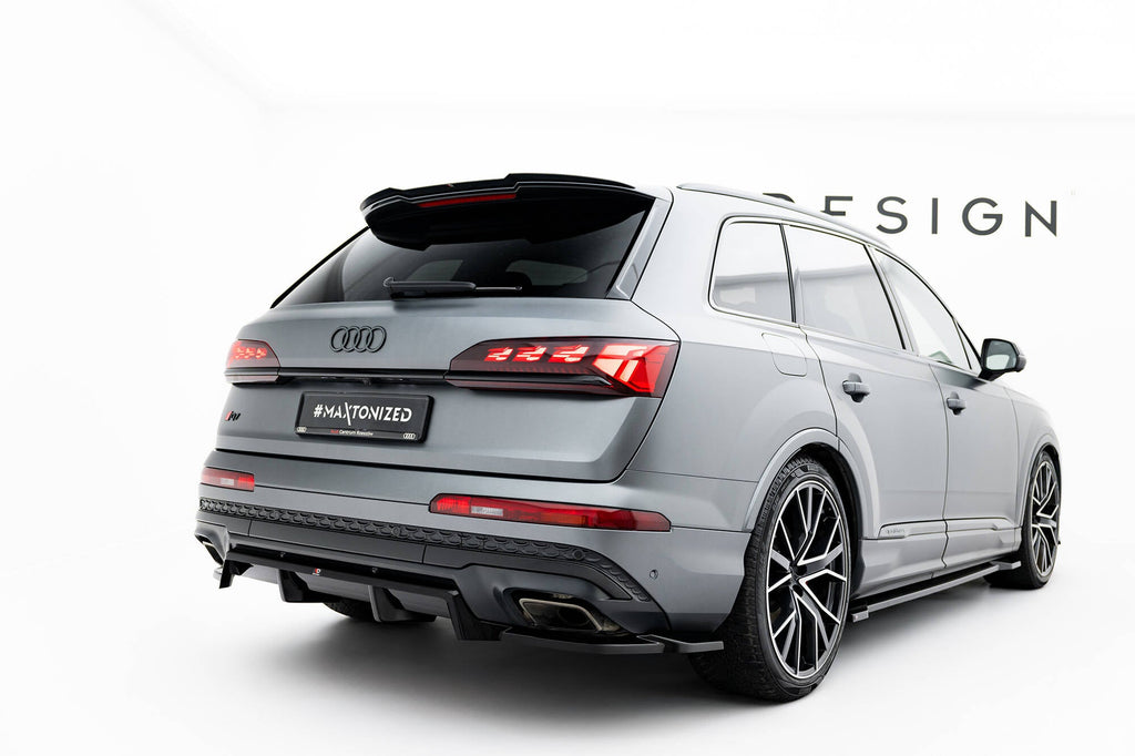 Splitter trasero (con barras verticales) para Audi Q7 S-Line Mk2 Facelift 2