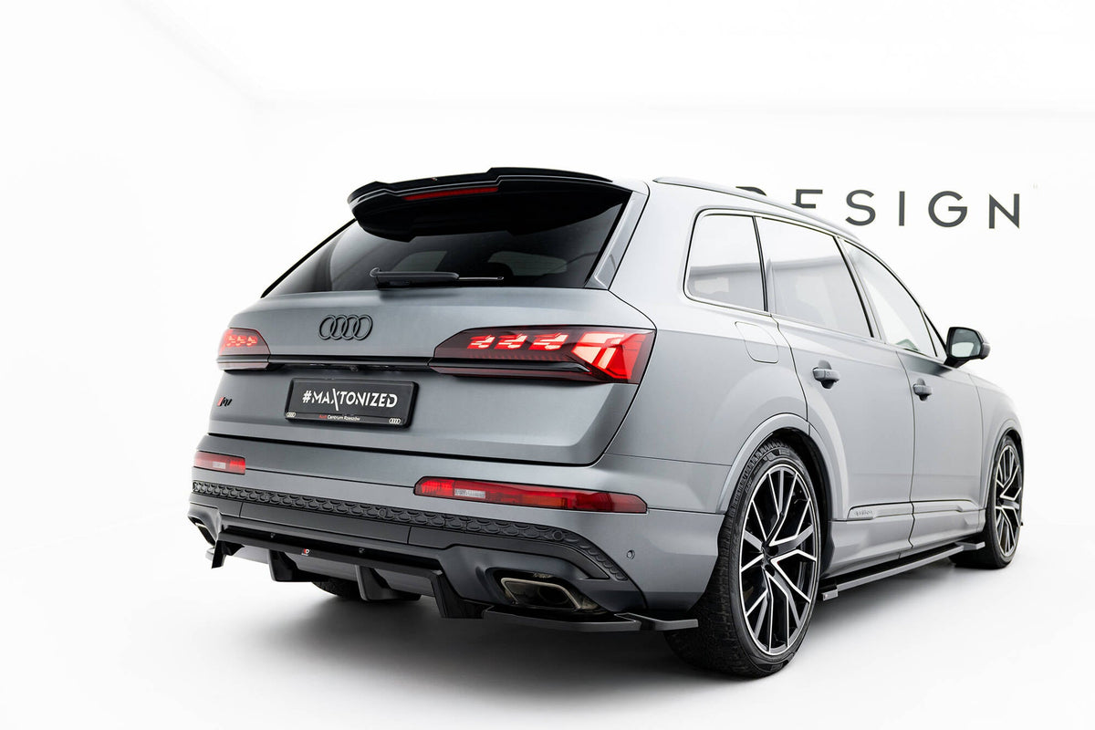 Splitter trasero (con barras verticales) para Audi Q7 S-Line Mk2 Facelift 2