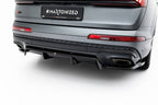 Splitter trasero (con barras verticales) para Audi Q7 S-Line Mk2 Facelift 2