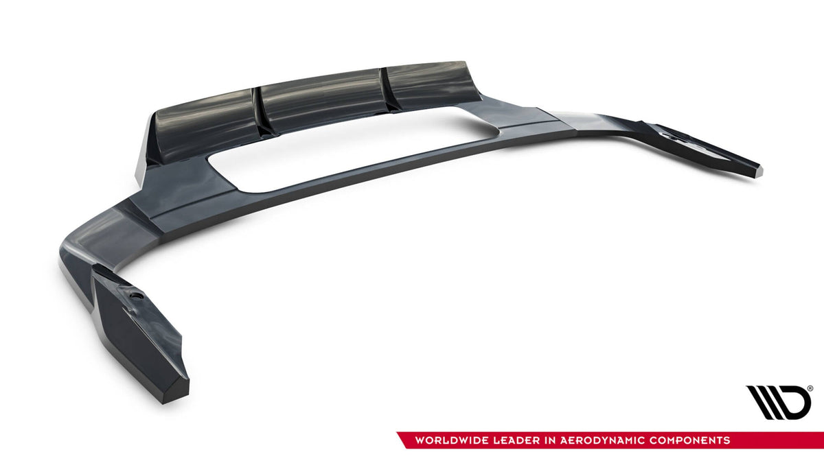 Splitter trasero (con barras verticales) para Audi Q7 S-Line Mk2 Facelift 2