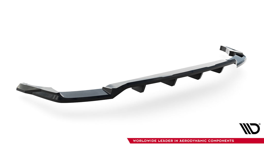 Splitter trasero (con barras verticales) para Audi Q8 Mk1 Facelift