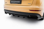 Splitter trasero (con barras verticales) para Audi Q8 Mk1 Facelift