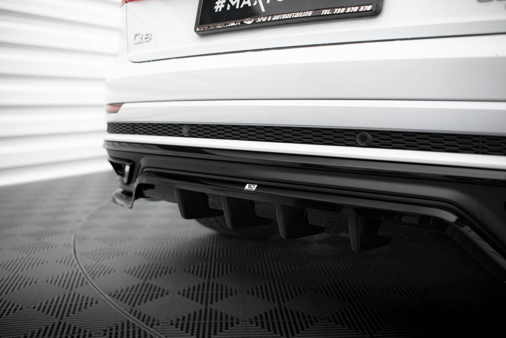 Splitter trasero (con barras verticales) para Audi Q8 S-Line Mk1