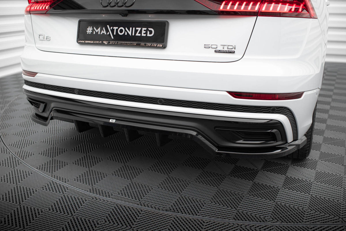 Splitter trasero (con barras verticales) para Audi Q8 S-Line Mk1