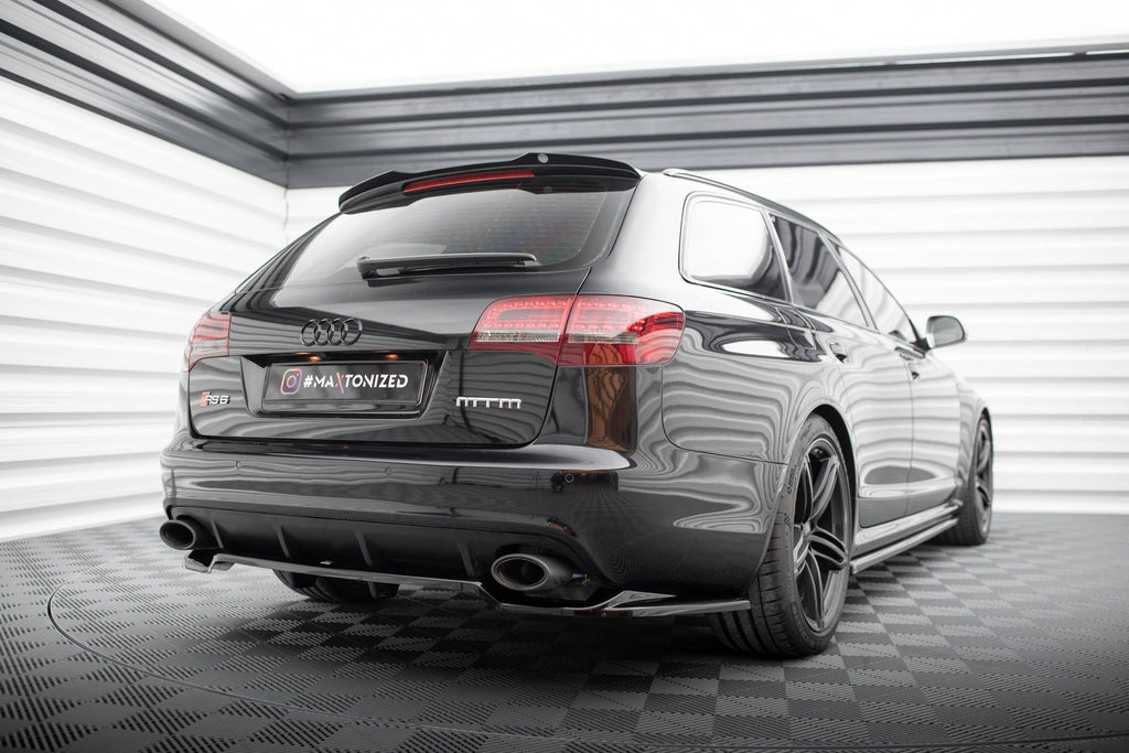 Splitter trasero (con barras verticales) para Audi RS6 Avant C6
