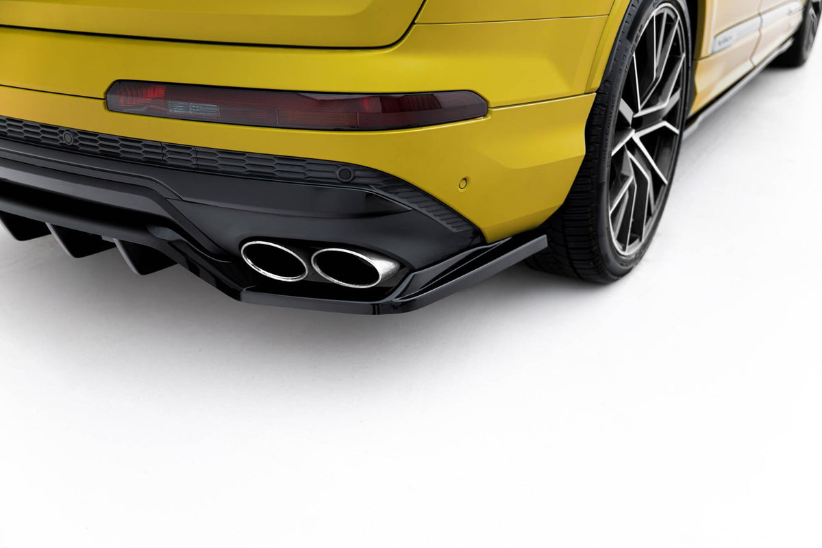 Splitter trasero (con barras verticales) para Audi SQ7 Mk2 (4M) Facelift