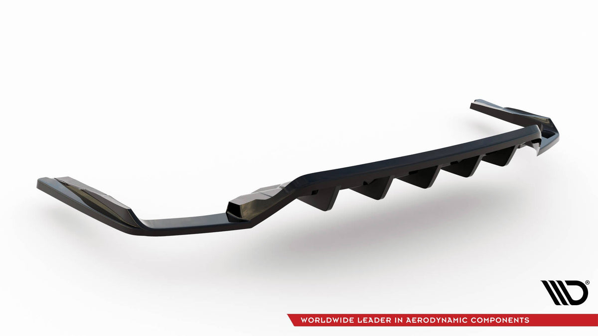 Splitter trasero (con barras verticales) para Audi SQ7 Mk2 (4M) Facelift