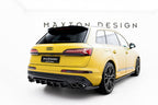 Splitter trasero (con barras verticales) para Audi SQ7 Mk2 (4M) Facelift