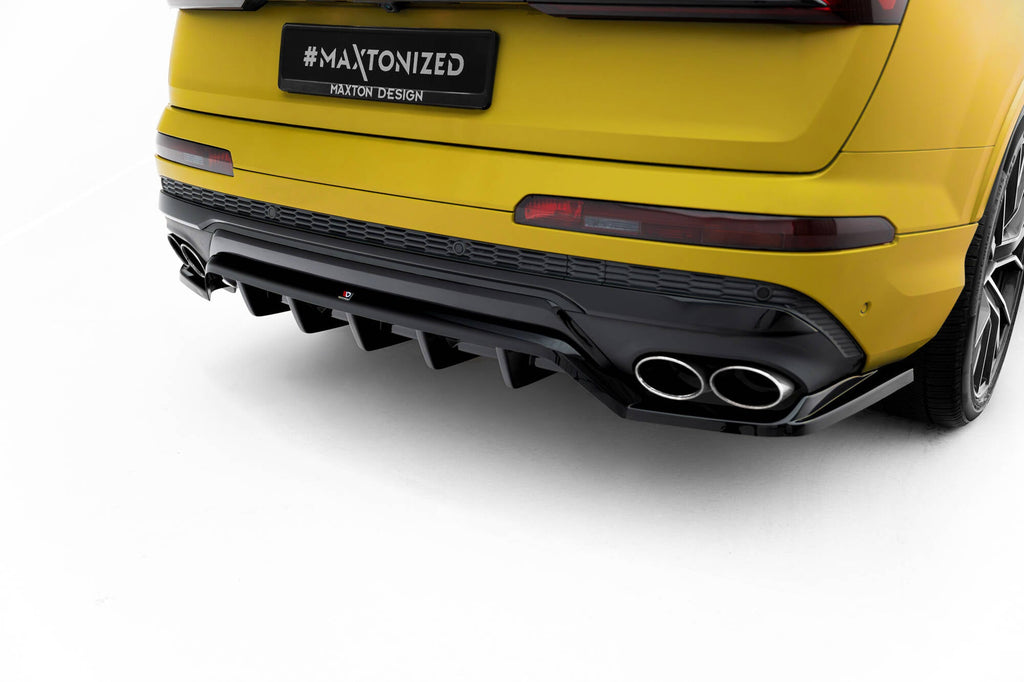 Splitter trasero (con barras verticales) para Audi SQ7 Mk2 (4M) Facelift