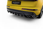 Splitter trasero (con barras verticales) para Audi SQ7 Mk2 (4M) Facelift