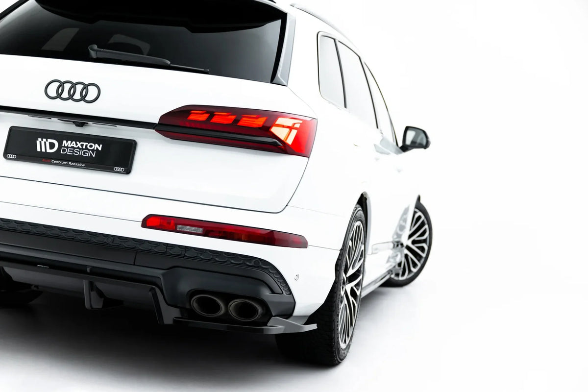 Splitter trasero (con barras verticales) para Audi SQ7 Mk2 Facelift 2