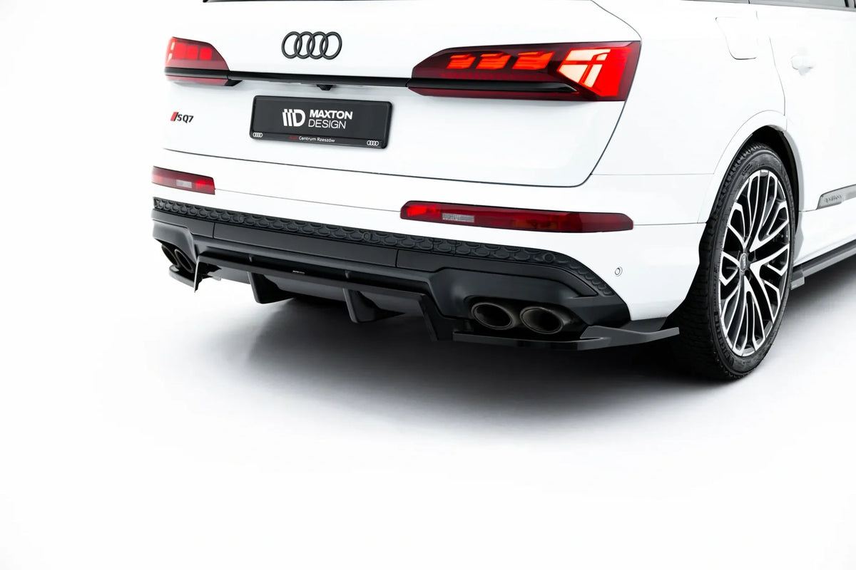 Splitter trasero (con barras verticales) para Audi SQ7 Mk2 Facelift 2