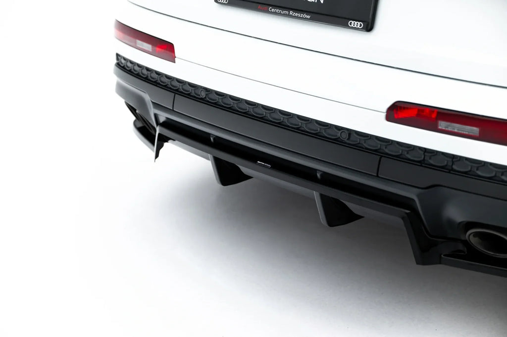 Splitter trasero (con barras verticales) para Audi SQ7 Mk2 Facelift 2