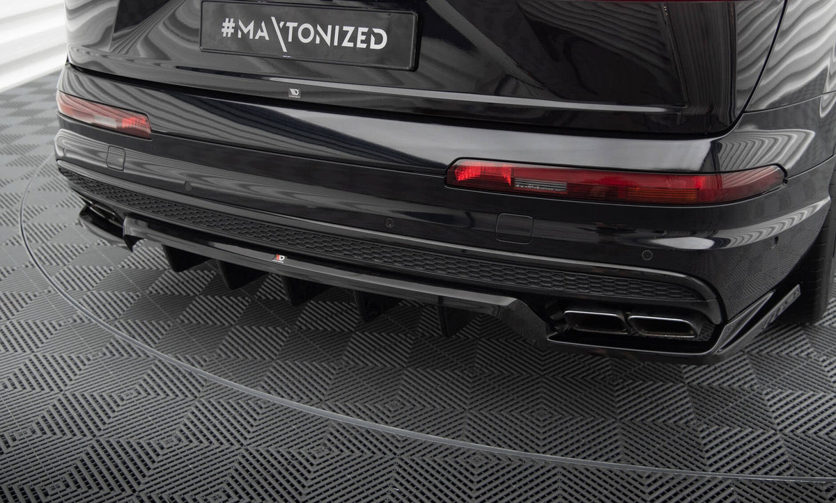 Splitter trasero (con barras verticales) para Audi SQ7 / Q7 S-Line Mk2