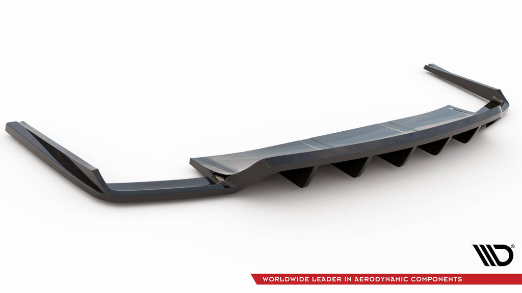 Splitter trasero (con barras verticales) para Audi SQ7 / Q7 S-Line Mk2