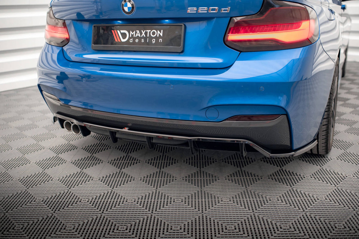 Splitter trasero (con barras verticales) para BMW 2 M-Pack F22
