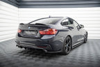 Splitter trasero (con barras verticales) para BMW 4 Coupe / Gran Coupe / Cabrio M-Pack F32 / F36 / F33
