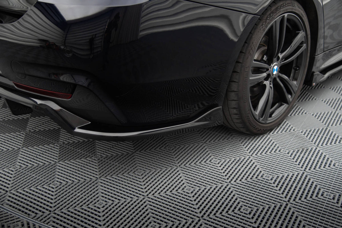 Splitter trasero (con barras verticales) para BMW 4 Coupe / Gran Coupe / Cabrio M-Pack F32 / F36 / F33
