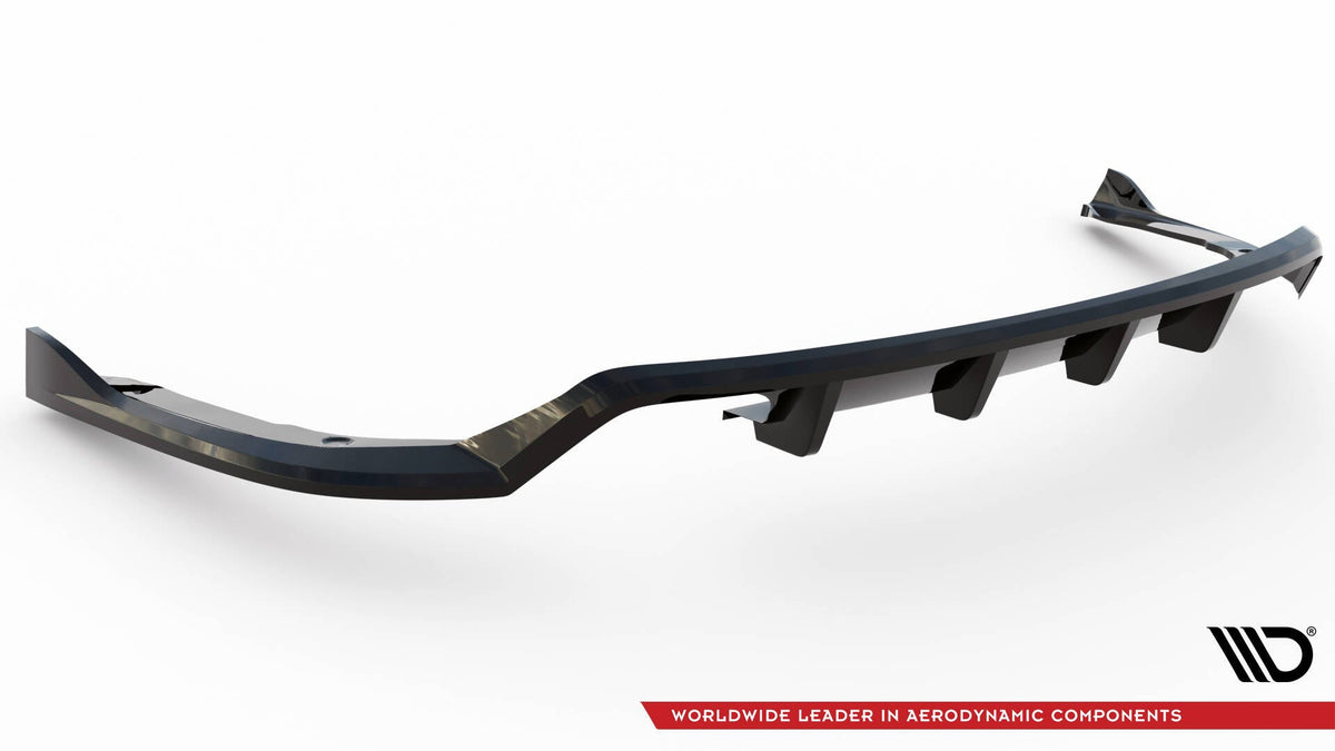 Splitter trasero (con barras verticales) para BMW 4 Coupe / Gran Coupe / Cabrio M-Pack F32 / F36 / F33
