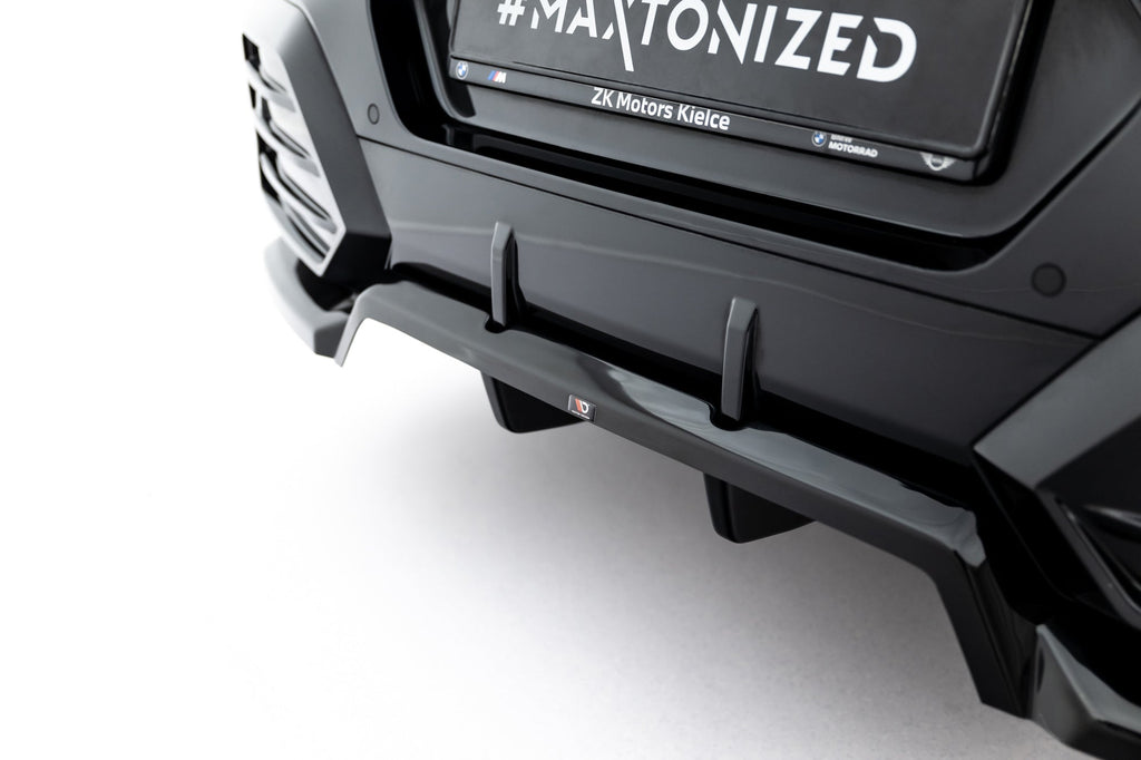 Splitter trasero (con barras verticales) para BMW X2 M-Pack / iX2 U10