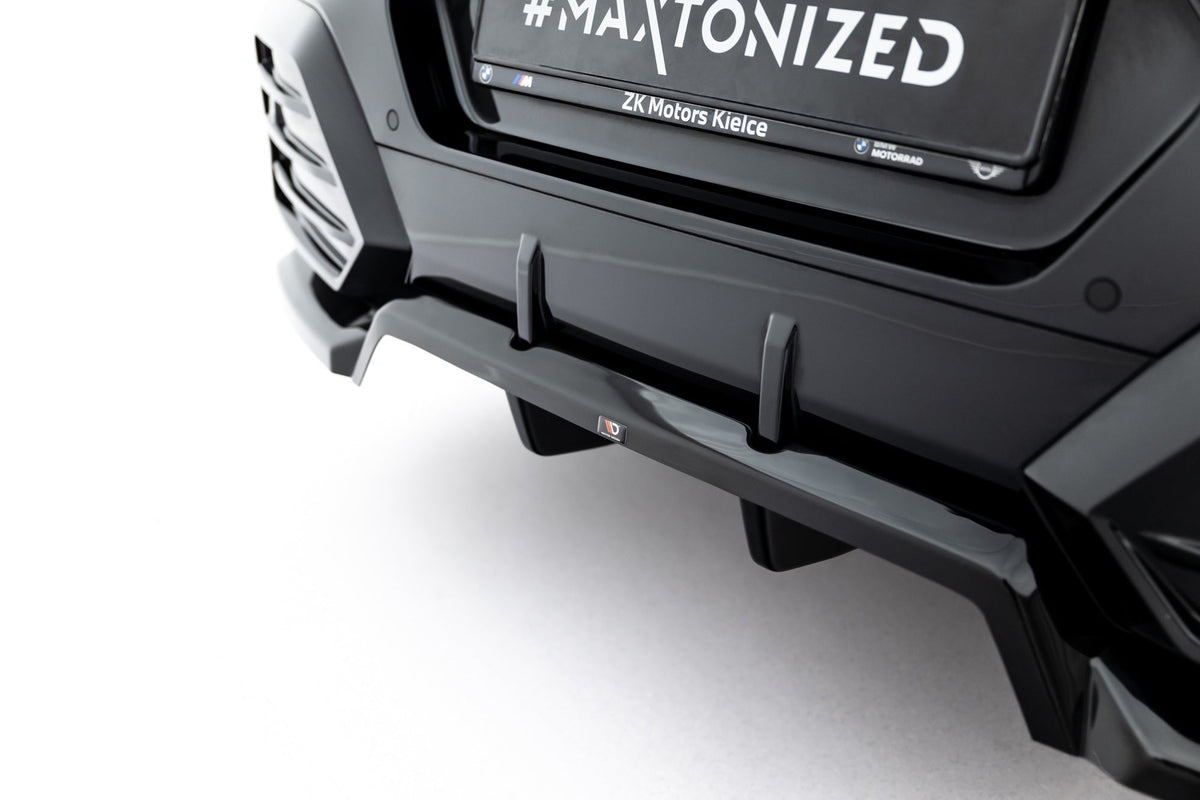 Splitter trasero (con barras verticales) para BMW X2 M-Pack / iX2 U10