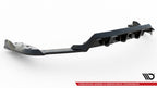 Splitter trasero (con barras verticales) para BMW X6 M F96 Facelift