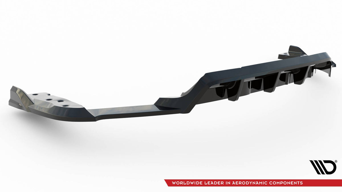 Splitter trasero (con barras verticales) para BMW X6 M F96 Facelift