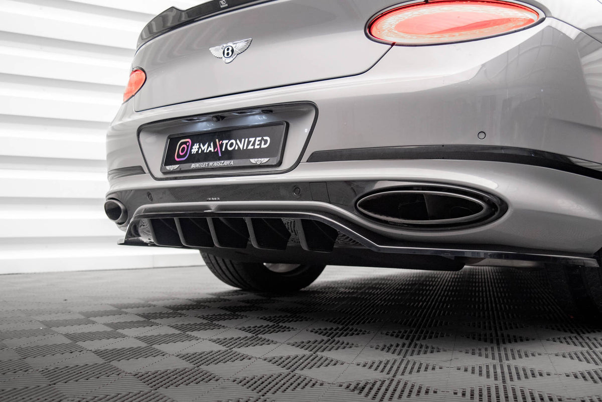 Splitter trasero (con barras verticales) para Bentley Continental Convertible GT Mk3