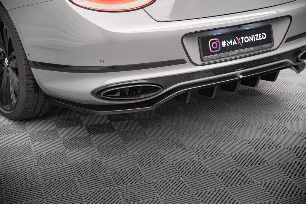 Splitter trasero (con barras verticales) para Bentley Continental Convertible GT Mk3