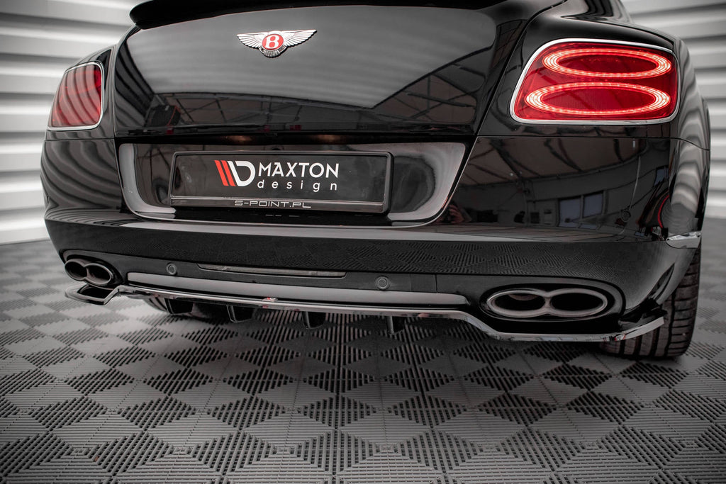 Splitter trasero (con barras verticales) para Bentley Continental GT V8 S Mk2