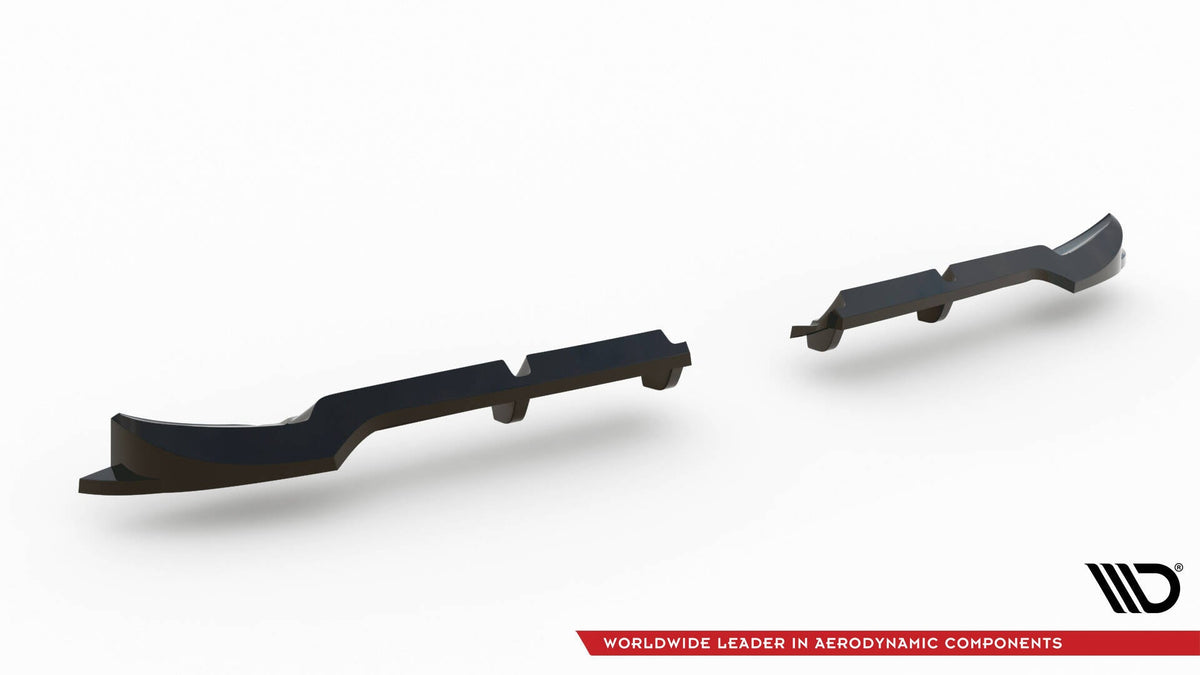 Splitter trasero (con barras verticales) para Brabus Smart Fortwo C451 Facelift