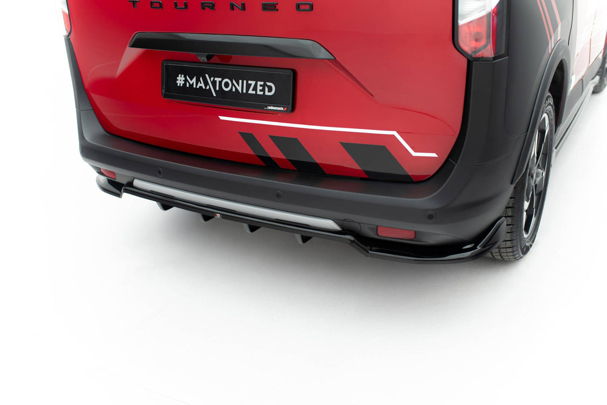 Splitter trasero (con barras verticales) para Ford Tourneo Courier Mk2
