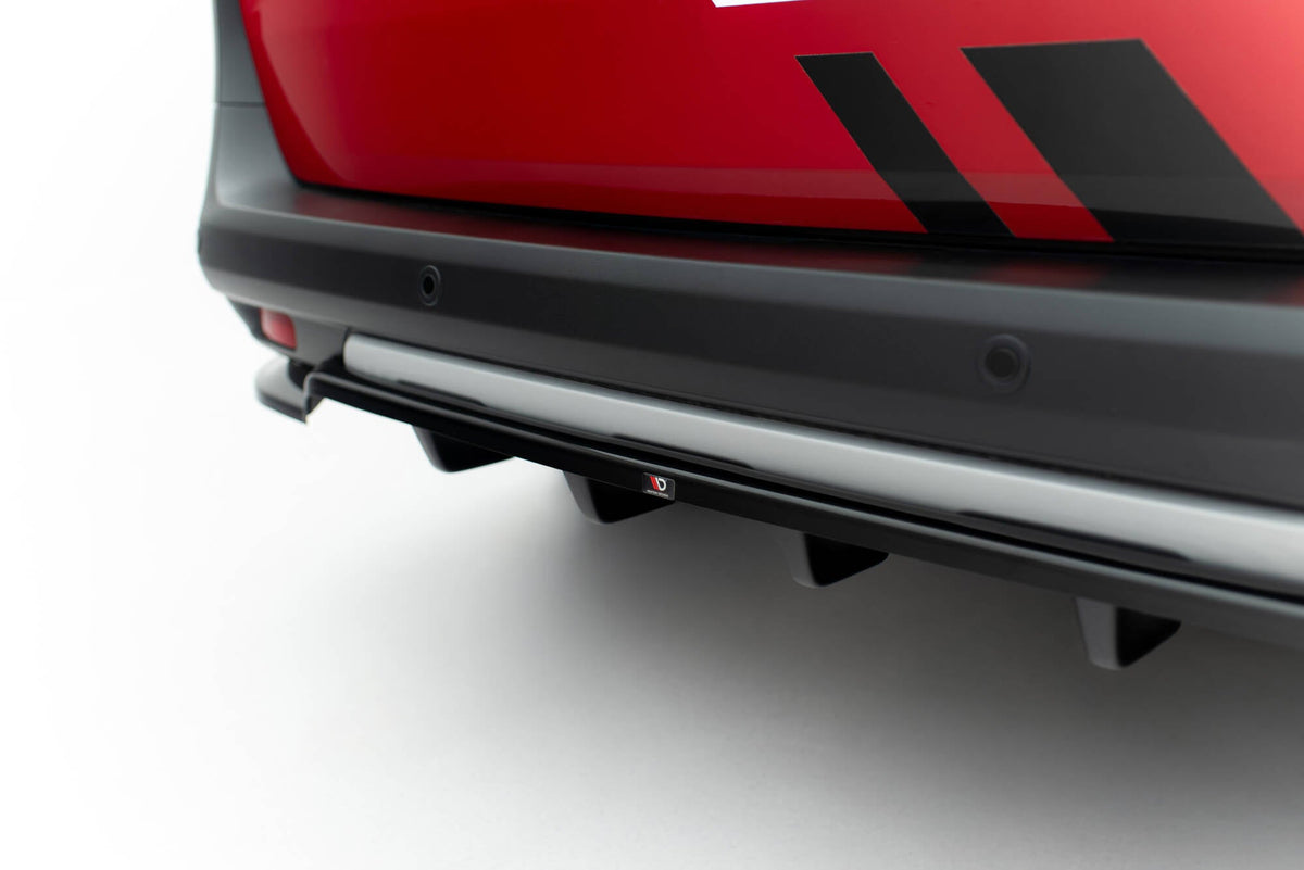 Splitter trasero (con barras verticales) para Ford Tourneo Courier Mk2