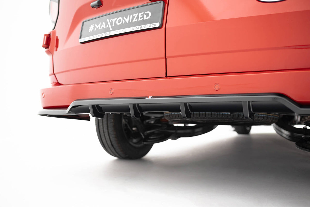 Splitter trasero (con barras verticales) para Ford Transit Custom / Tourneo Custom Mk2