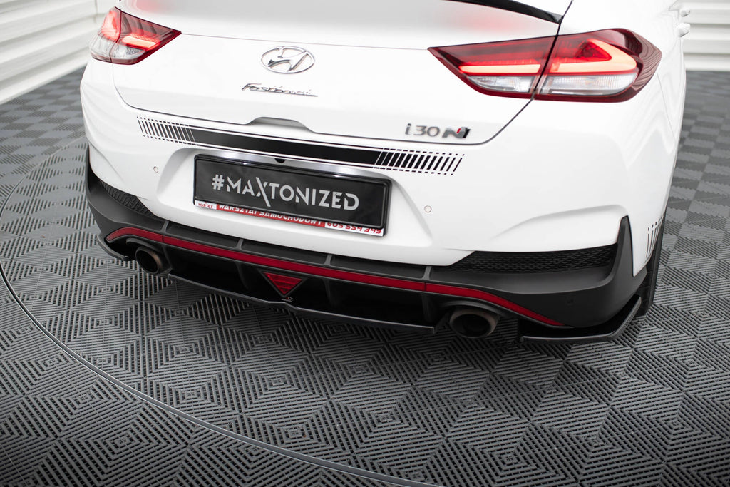 Splitter trasero (con barras verticales) para Hyundai I30 N Mk3 Fastback