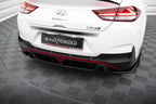Splitter trasero (con barras verticales) para Hyundai I30 N Mk3 Fastback