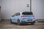 Splitter trasero (con barras verticales) para Hyundai I30 N Mk3 Hatchback