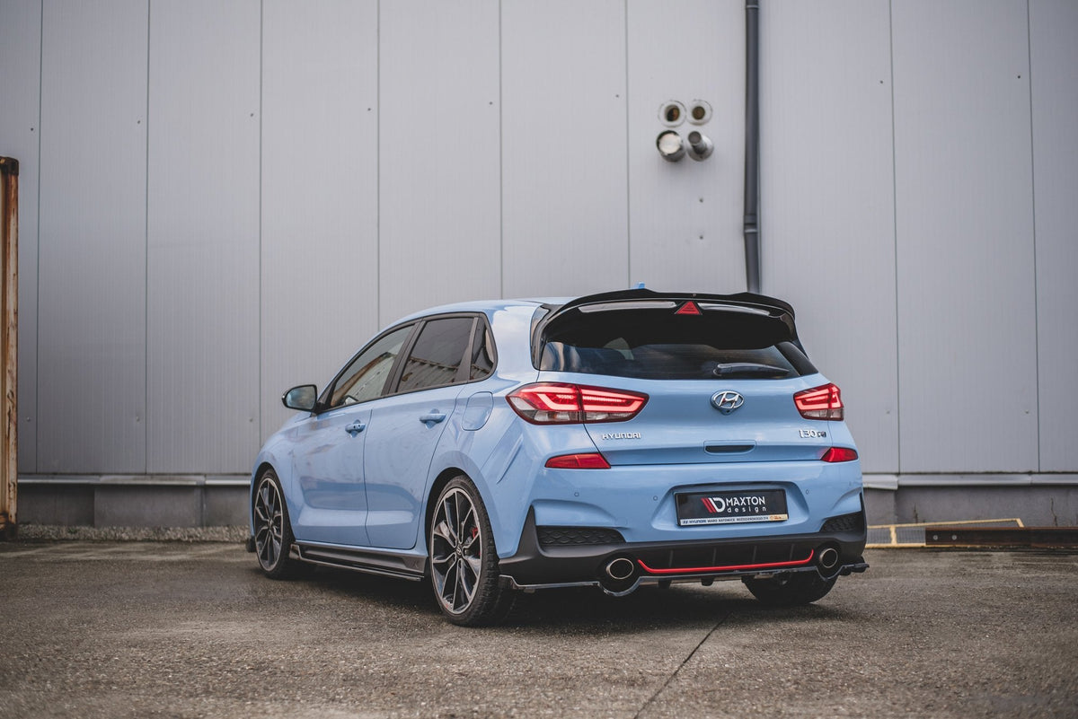 Splitter trasero (con barras verticales) para Hyundai I30 N Mk3 Hatchback