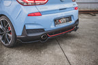 Splitter trasero (con barras verticales) para Hyundai I30 N Mk3 Hatchback