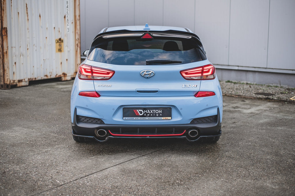 Splitter trasero (con barras verticales) para Hyundai I30 N Mk3 Hatchback