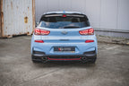 Splitter trasero (con barras verticales) para Hyundai I30 N Mk3 Hatchback