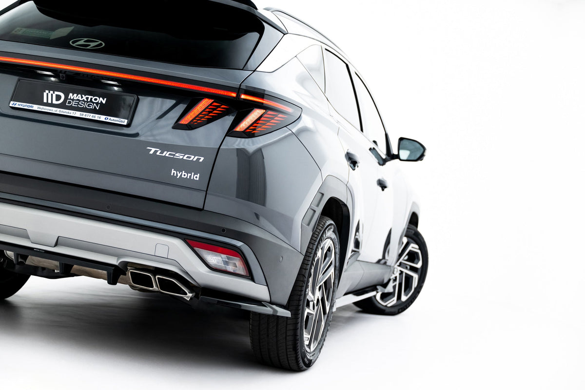 Splitter trasero (con barras verticales) para Hyundai Tucson Mk4 Facelift