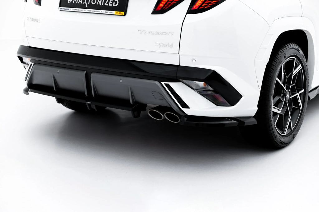 Splitter trasero (con barras verticales) para Hyundai Tucson N-Line Mk4 Facelift