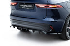 Splitter trasero (con barras verticales) para Jaguar F-Pace R-Sport Mk1 Facelift