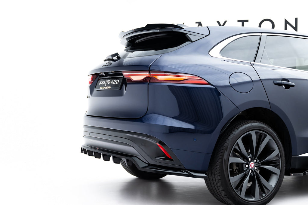 Splitter trasero (con barras verticales) para Jaguar F-Pace R-Sport Mk1 Facelift