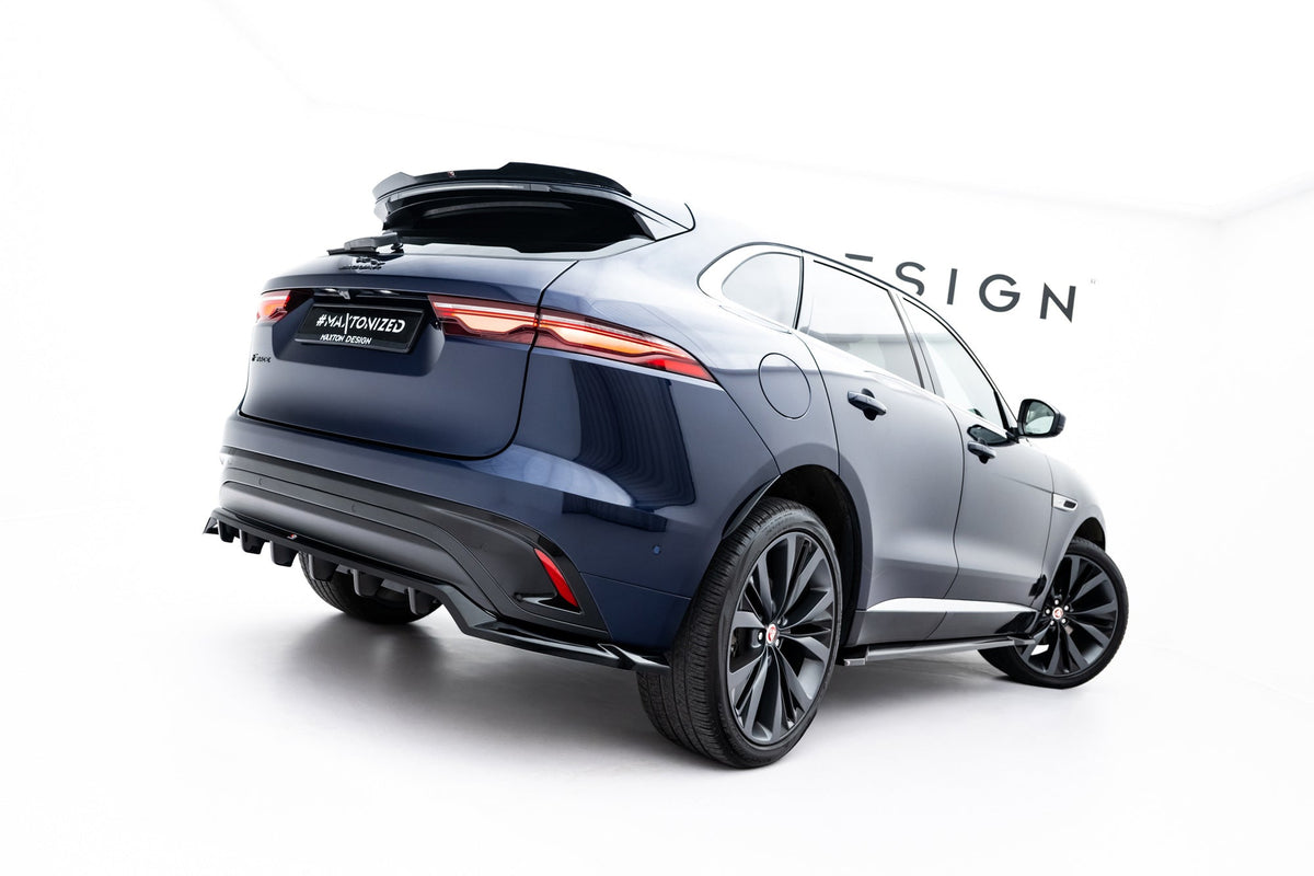 Splitter trasero (con barras verticales) para Jaguar F-Pace R-Sport Mk1 Facelift