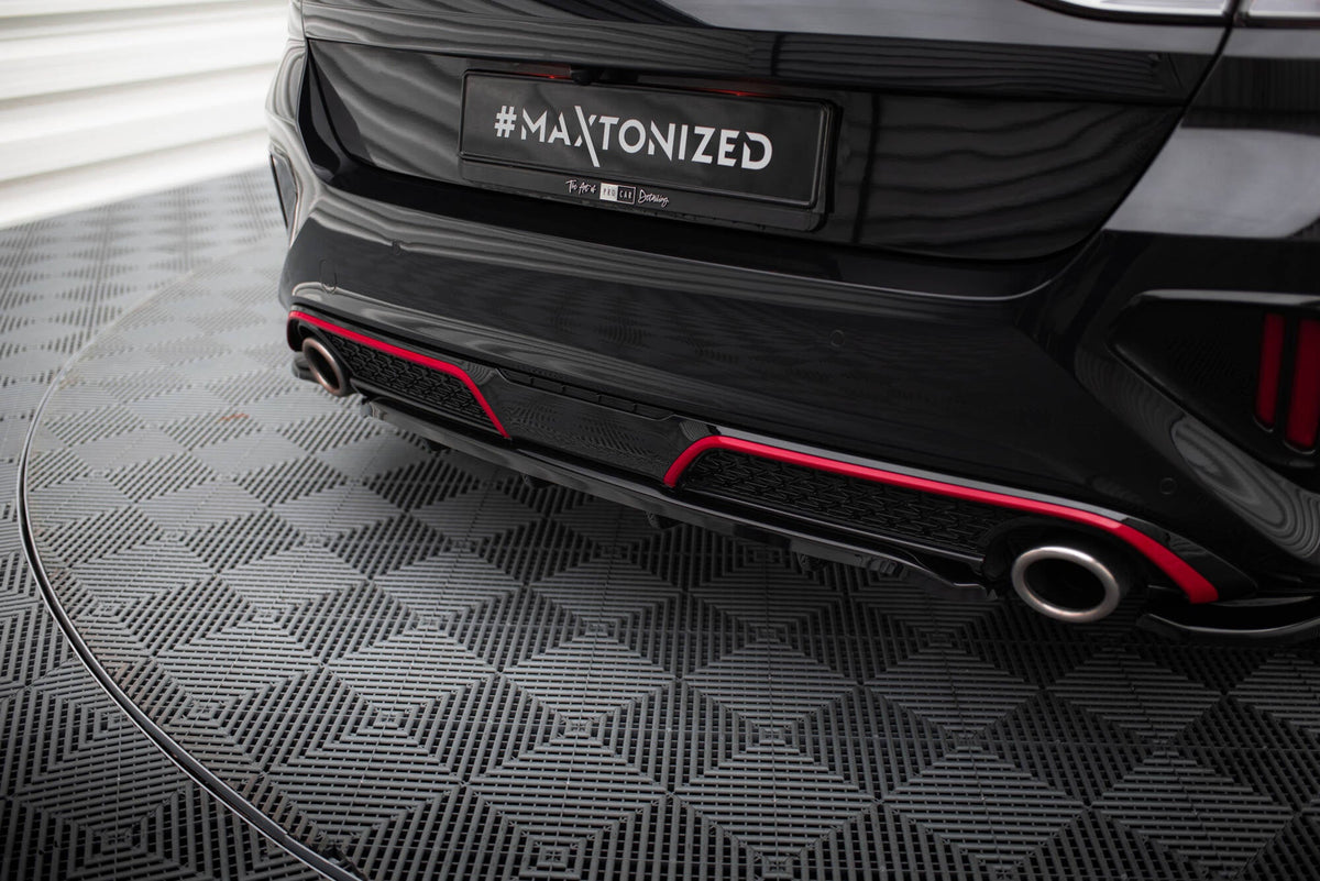 Splitter trasero (con barras verticales) para Kia Ceed GT Mk3 Facelift