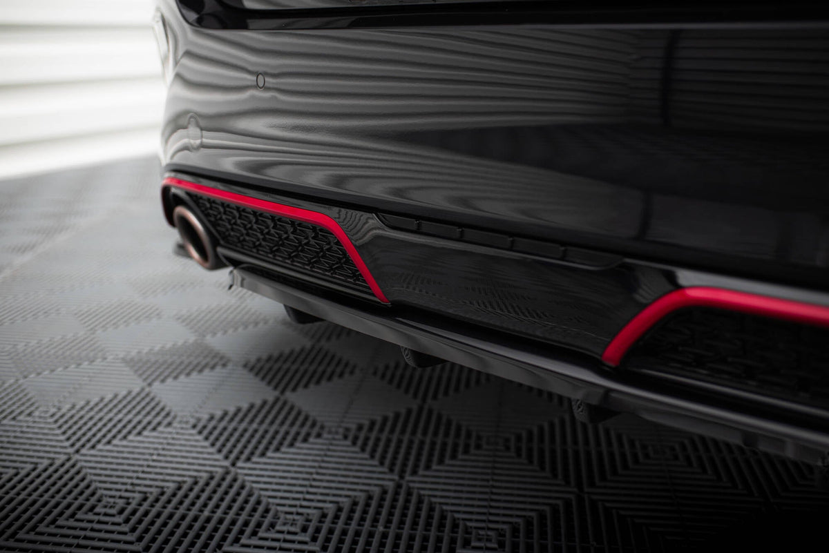 Splitter trasero (con barras verticales) para Kia Ceed GT Mk3 Facelift