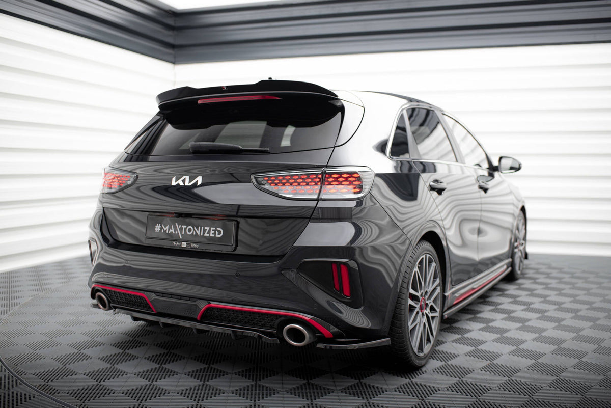 Splitter trasero (con barras verticales) para Kia Ceed GT Mk3 Facelift